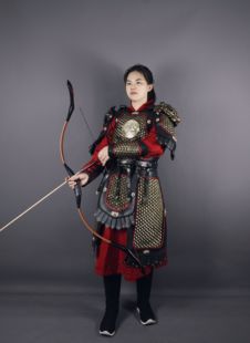 2025年新款 女款 甲胄 分体式 山纹甲 扎甲鱼鳞甲龙鳞甲 金属甲片