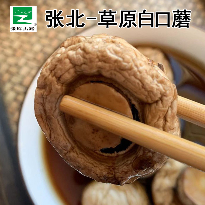 张库天路口蘑干货 草原白蘑 张家口坝上口蘑食用菌农产品张北特产