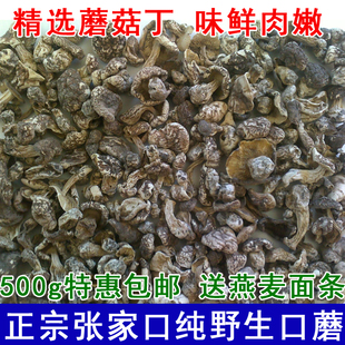 张家口口蘑 野生蘑菇丁 食用菌农产品 坝上张北特产 干货口蘑
