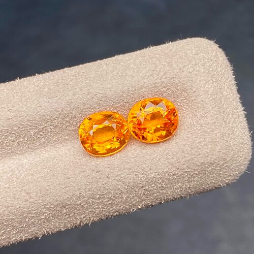 尼日利亚精品芬达石耳钉料3.07ct