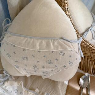 BM风小熊 海盐牛乳茶日系可爱奶乎乎荷叶边少女纯欲系带低腰内裤