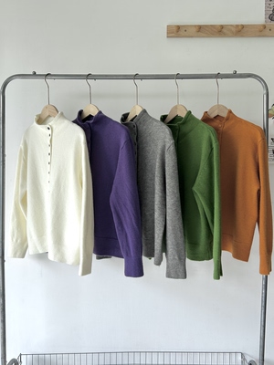 捡漏！韩系温柔设计感纽扣高级感软糯针织开衫女内搭打底毛衣外套