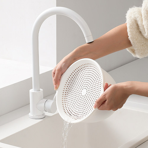 PP材质，纯色，双层，可沥水篮子