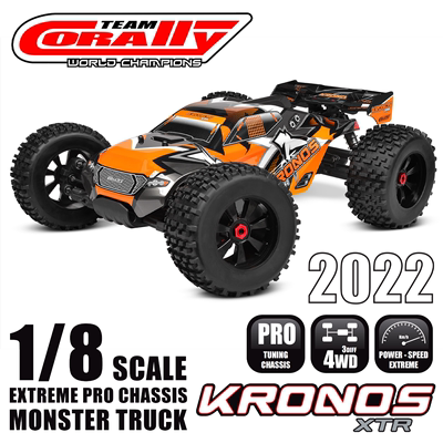 Team Corally Kronos XTR 2022 克诺斯1/8大脚卡车遥控车 C-00273