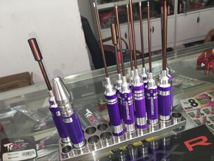 CNC全金属模型工具插座/工具托架 螺丝刀架 20孔 ARROWMAX同款