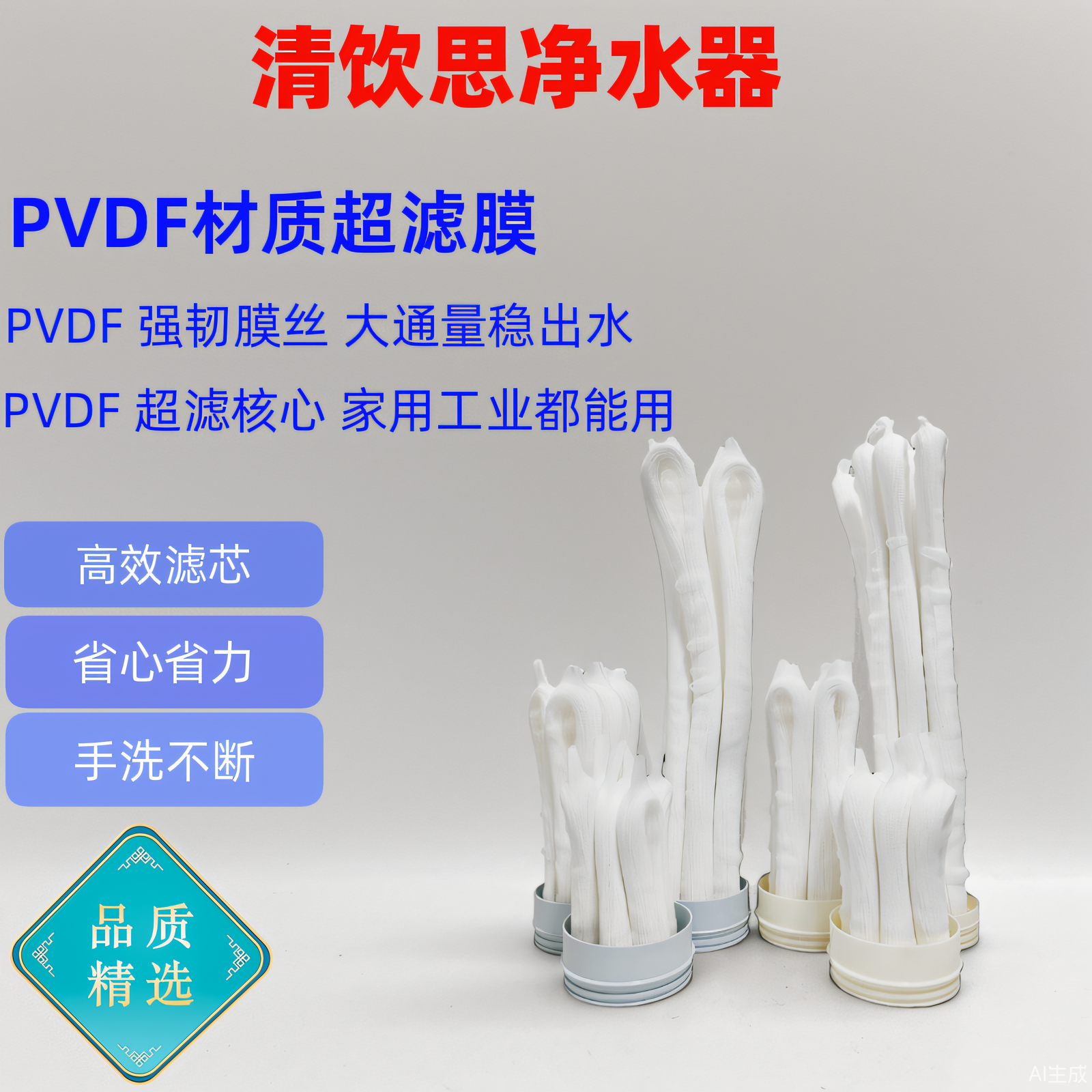 手洗超滤膜净水器芯可清洗单槽