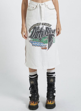 vintage ‘’Dirty bird‘’ 牛仔裙