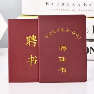 专业技术职务岗位聘任书医护师聘书考试河南职称护士教师聘用证书
