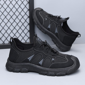 轻便透气爸爸鞋 新款 春秋防滑耐磨软底户外登山单鞋 男士 老北京布鞋