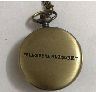 大号古铜色海马怀表 复古暗黑怀表 钢之炼金术师怀表8078