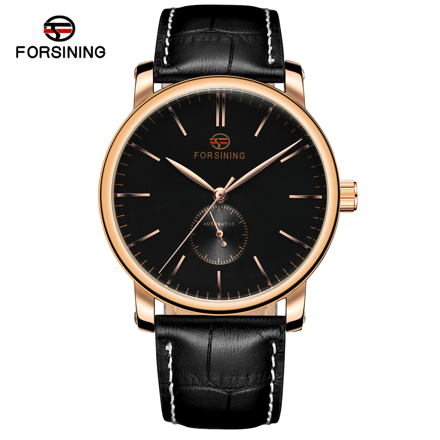 圆形男士个性风商务全自动机械表