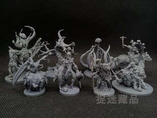 克苏鲁龙与地下城桌游战棋子欧洲中世纪魔戒魔法魔幻人物场景5-8C