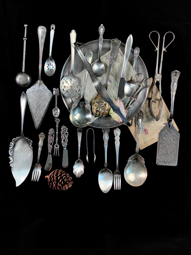 铜镀银装饰北欧风浮雕摄影摆件