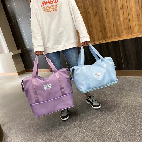 Сумка для путешествий, сумка через плечо, спортивная сумка с разделителями, багажная барсетка для плавания для йоги, водонепроницаемый чемодан, сумка для техники