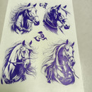 马头葫芦烙画1张转印稿1瓶十毫升转印油代替手绘打底稿