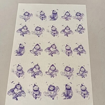 烙画葫芦玉竹转印纸送10毫升转印油 新手神器快速起稿