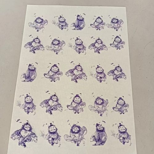 烙画葫芦玉竹转印纸送10毫升转印油 新手神器快速起稿