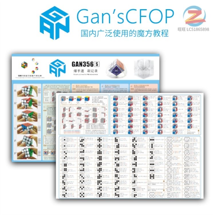 gan专业比赛魔方教程还原与配套