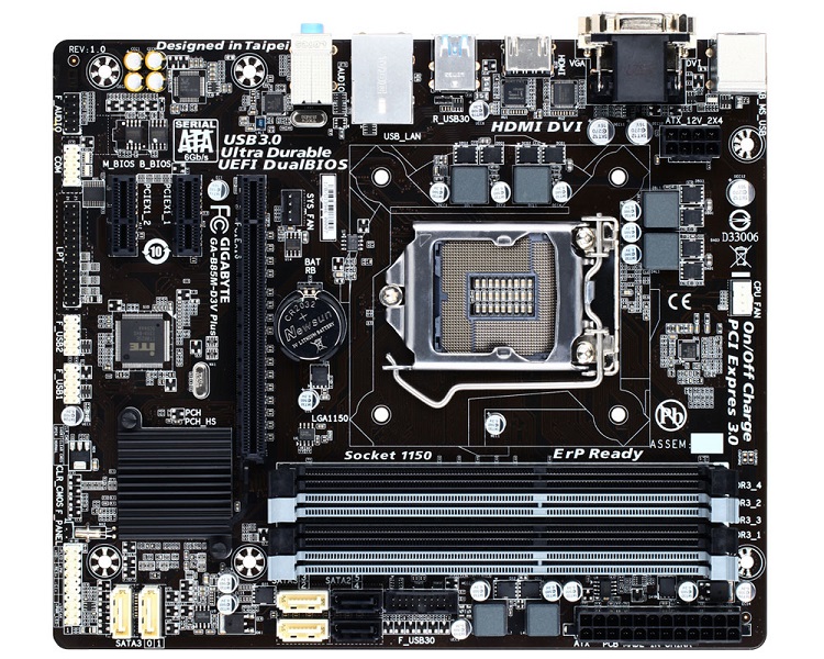 Gigabyte/技嘉 GA-B85M-DS3H B85M-D3V PLUS 1150針B85主板 超H81