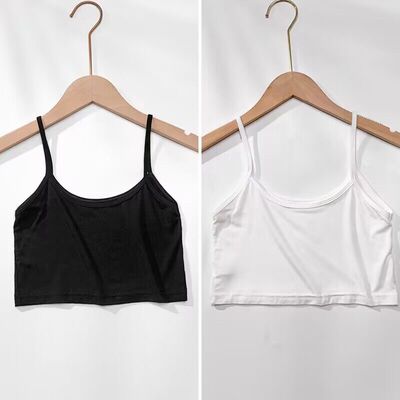 吊带背心女短裤无袖上衣打底衫女