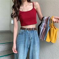 吊带背心女韩版短款打底衫上衣