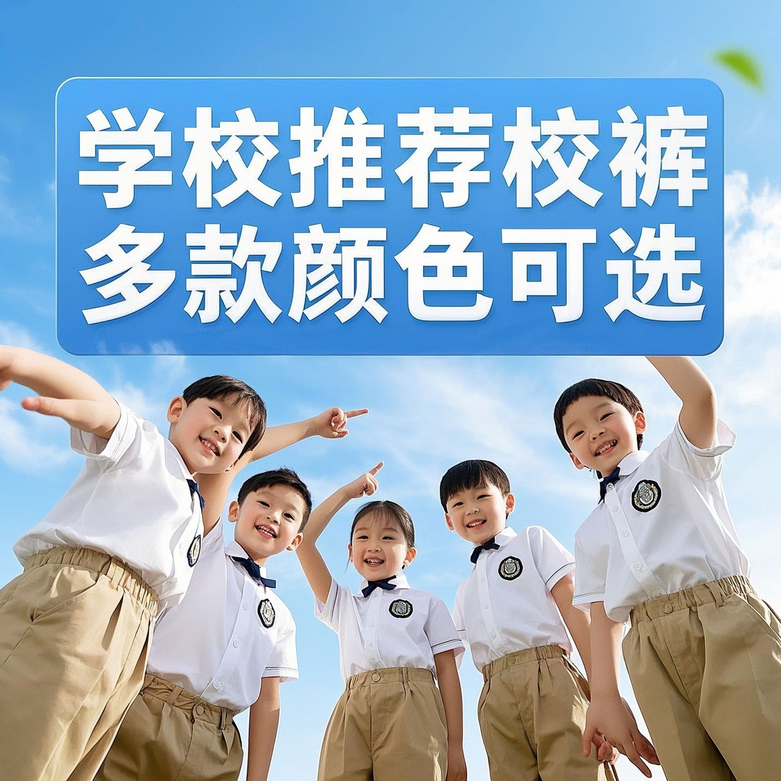 男童西裤儿童春秋款黑卡其藏青色小学生校裤女松紧腰演出校服裤子,童装/婴儿装/亲子装,裤子,淘宝优惠券,粉丝福利购,淘宝优惠卷