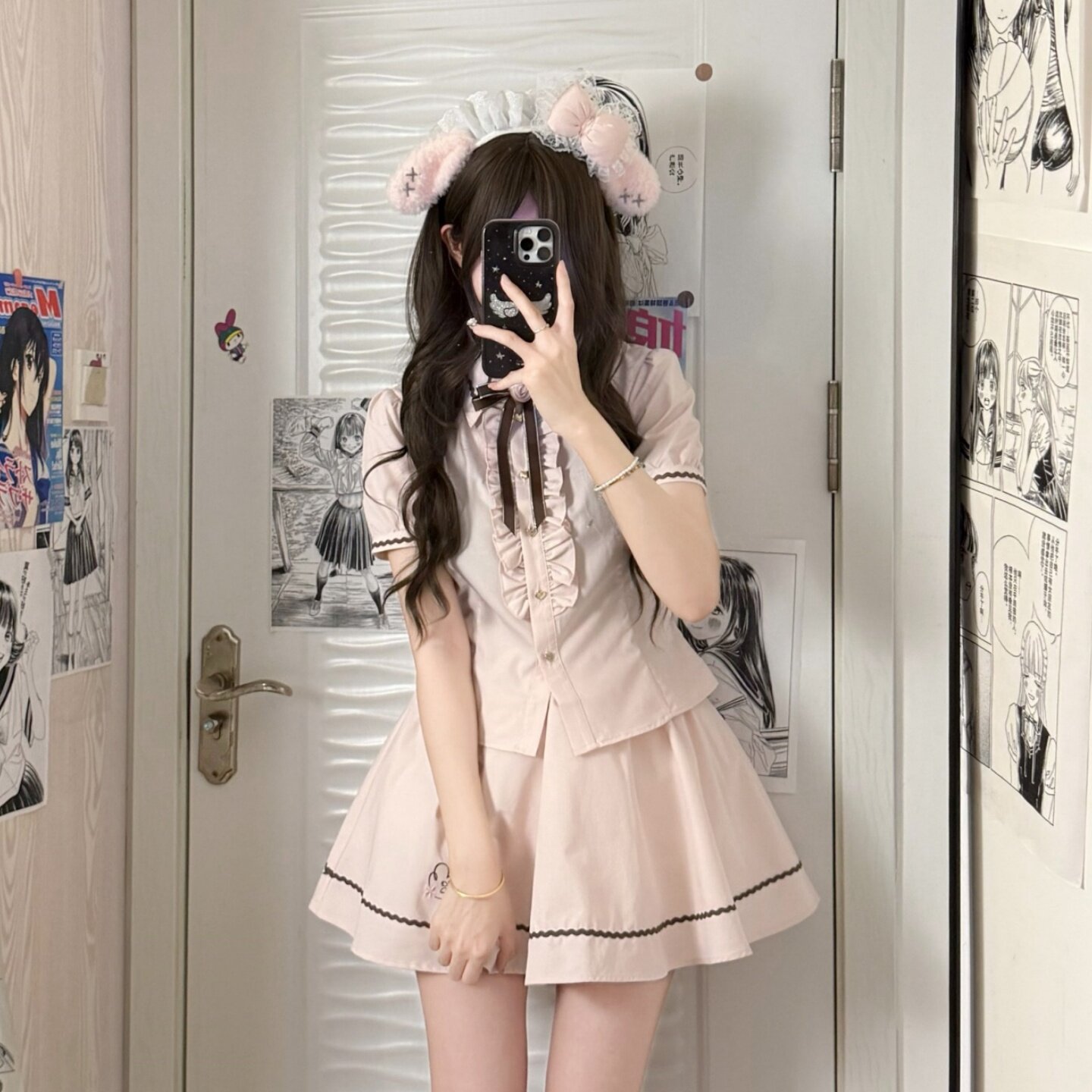 东京岁时记jk制服套装粉色衬衫裙图片
