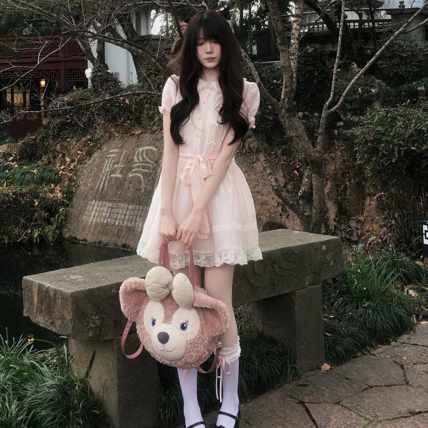 东京岁时记jk法式连衣裙女2026新款夏天巨好看粉色小个子短裙显瘦