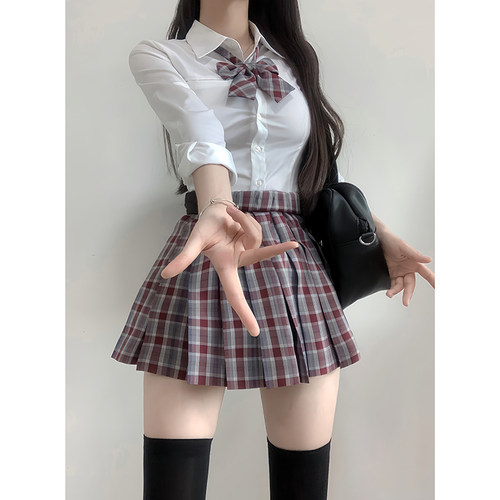 秋季学院风收腰衬衫【凉白开】