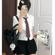东京岁时记jk制服套装修身显瘦百褶裙女夏2025新款小个子日系半裙