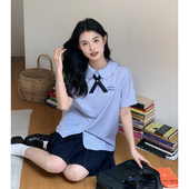 套装 东京岁时记jk制服泰国校服短袖 女 泰式 校服衬衫 夏季 蓝色毕业季