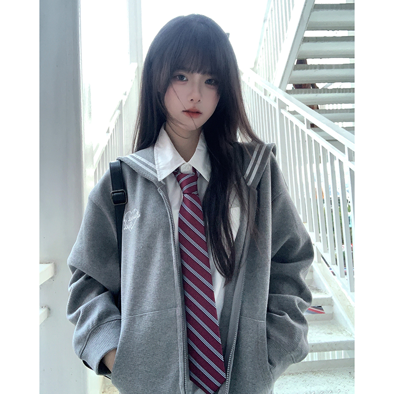 东京岁时记jk学院风海军领卫衣
