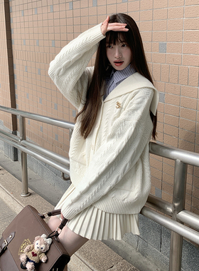 正版制服小个子百褶裙半身裙学院风米白色半裙女显瘦东京岁时记jk