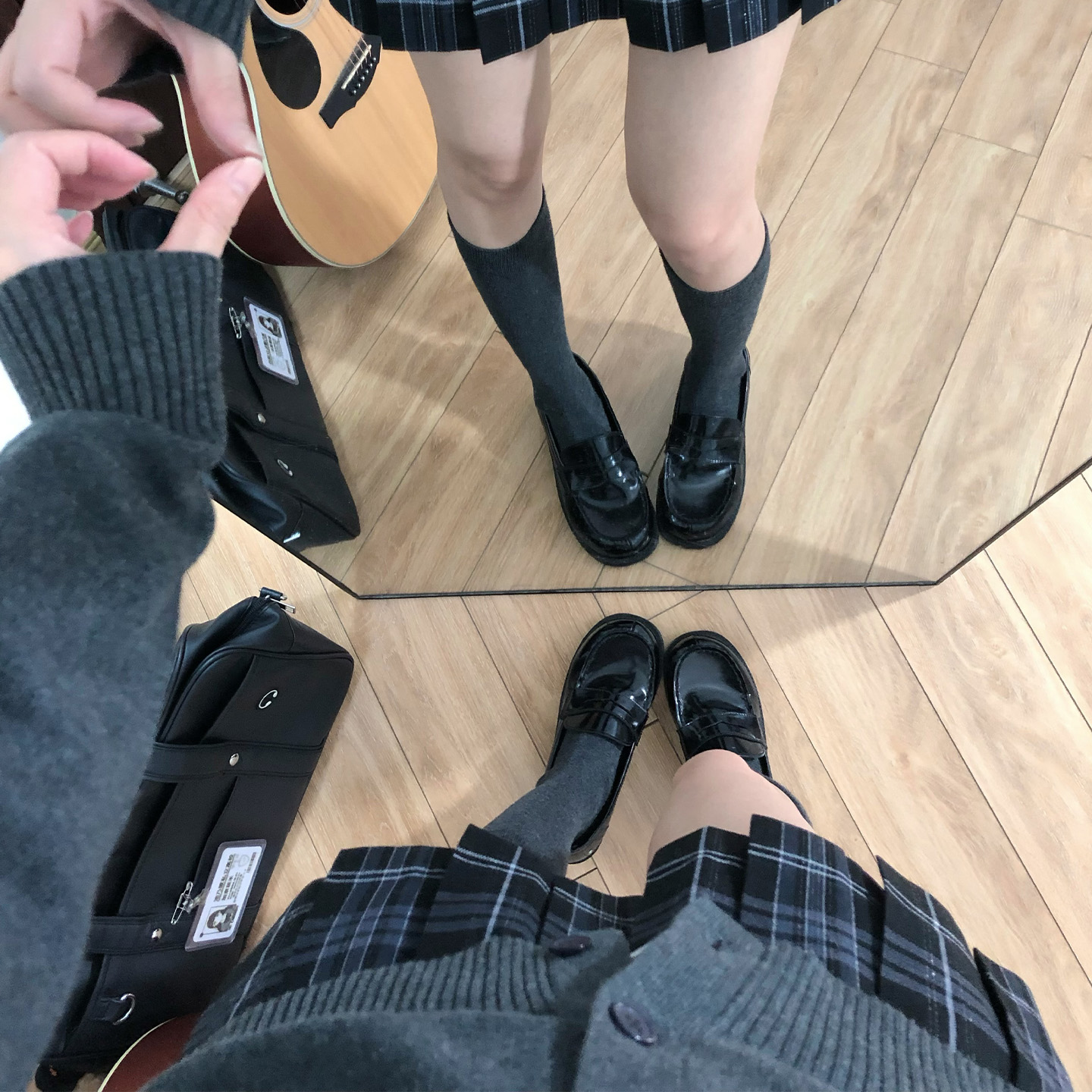 东京岁时记jk格裙半身裙北极星