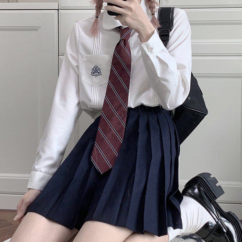 东京原创刺绣长袖衬衫