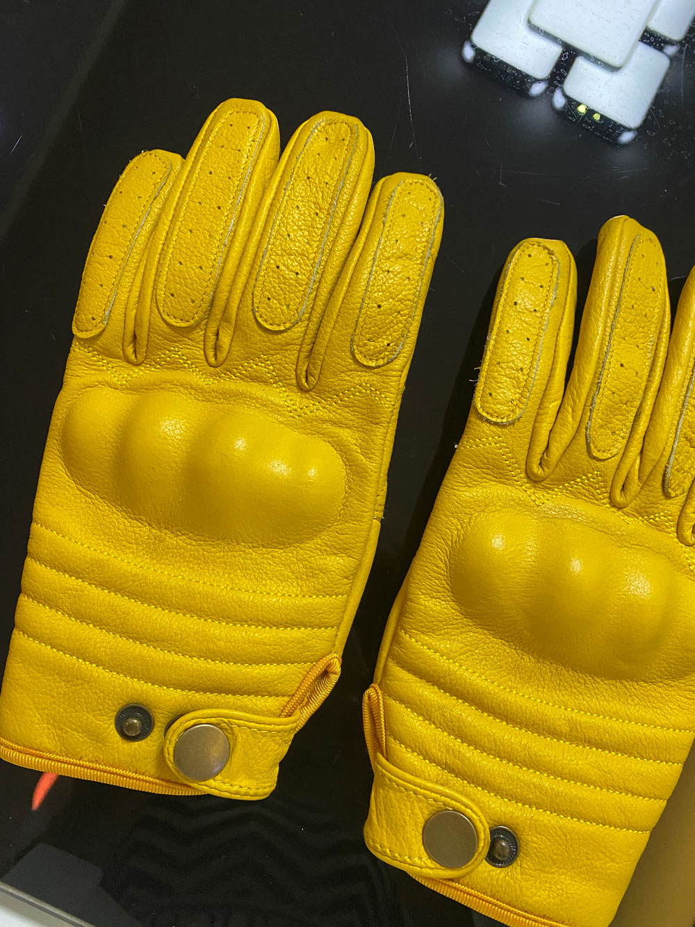 复古真皮骑士手套摩托车