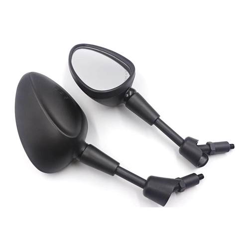 适用vespa 改装 春天 冲刺150 后视镜 原厂款式 黑化反光镜倒车镜