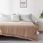 图美寝饰夏凉被60S天丝提花夏被春秋空调被纯棉全棉薄款 被可水洗