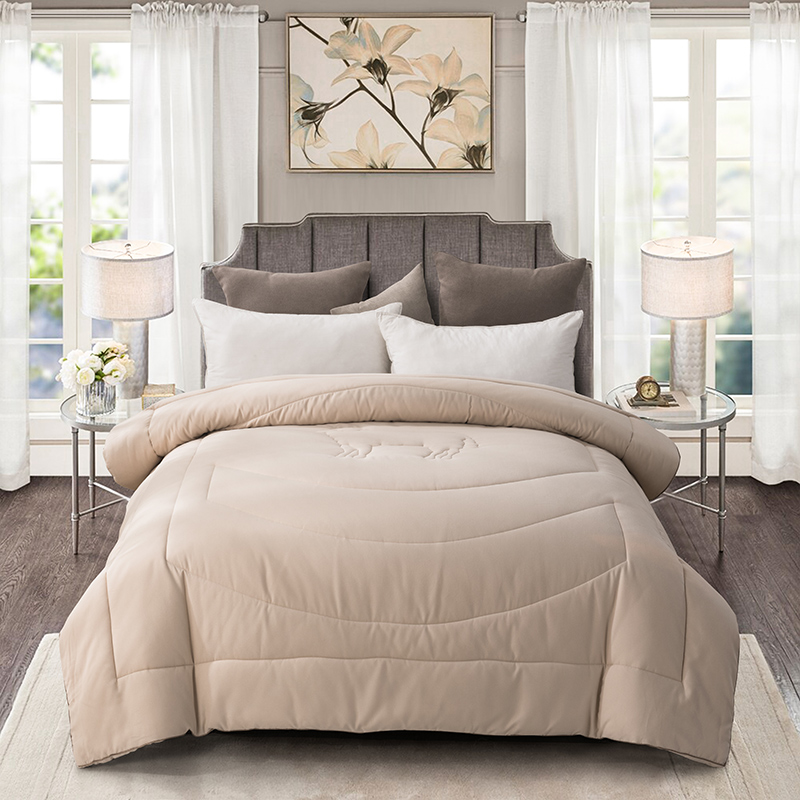 图美寝饰软黄金羊绒被冬保暖被芯