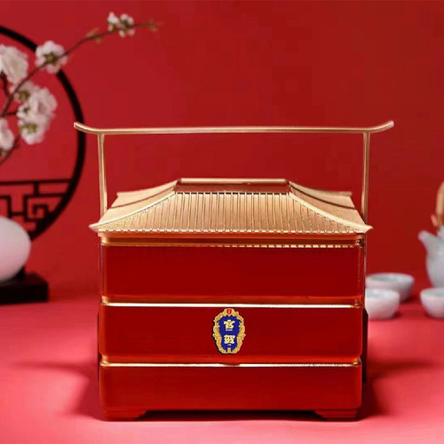 中秋礼品月饼盒包装盒新款提篮盒