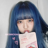 新品 MIOMIOSAKI调和型染发霜棕蓝色显白闷青色染发膏 蓝色系