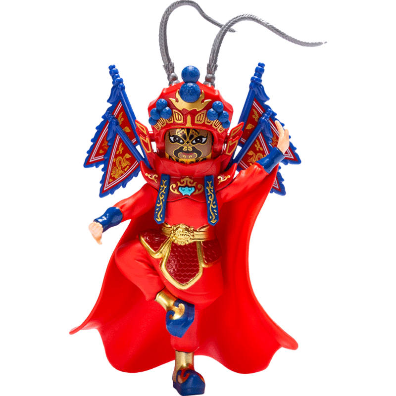 川剧变脸娃娃变8张脸唱歌讲故事