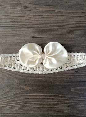 0-2岁婴儿满月百天周岁发带头饰