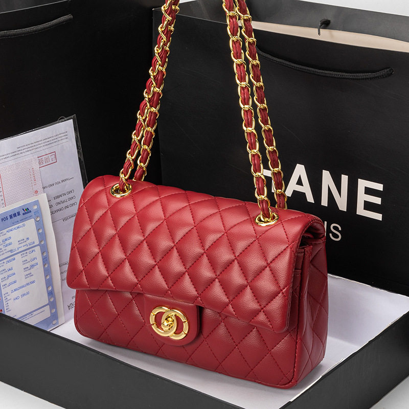 2025新款女士包包时尚感单肩斜挎包小香风菱格链条包,运动包/户外包/配件,挎包/拎包/休闲包,淘宝优惠券,粉丝福利购,淘宝优惠卷