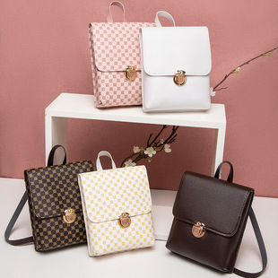 花料小背包2023women bag外贸包包女清新甜美小书包女生双肩包