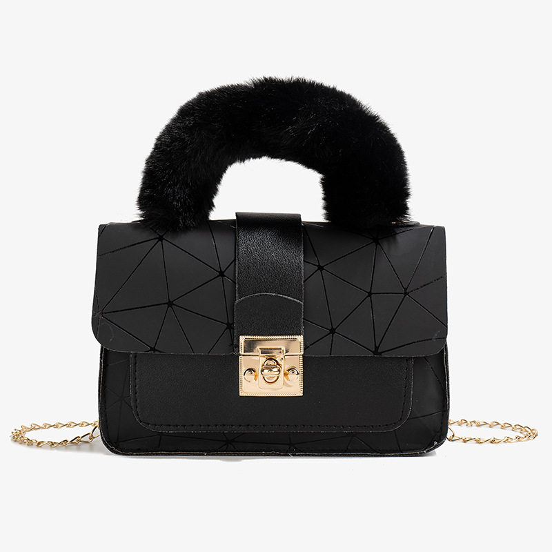 毛毛手提包包女2024新款休闲包小众百搭斜挎单肩感小方包一件,运动包/户外包/配件,挎包/拎包/休闲包,淘宝优惠券,粉丝福利购,淘宝优惠卷