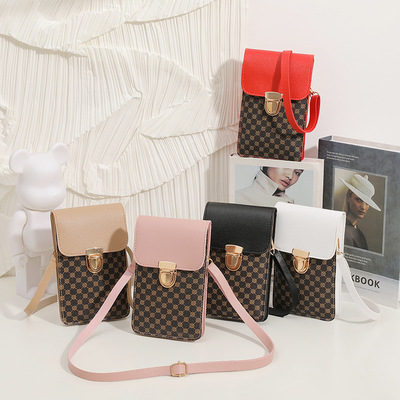 印花女包handbags2022秋冬包包潮流单肩包休闲小包跨境手机包