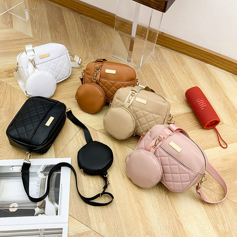 子母包小方包2023新款女生韩版菱格单肩斜挎包链条包一件,运动包/户外包/配件,挎包/拎包/休闲包,淘宝优惠券,粉丝福利购,淘宝优惠卷