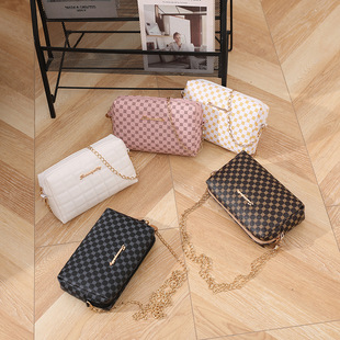 新款绣花包包2024women bags女包简约百搭链条包复古小包