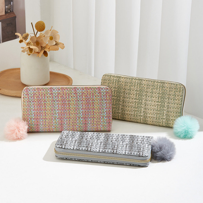 女士钱包2024新款单拉链韩版幻彩长款时尚钱夹包手拿包 一件代发,箱包皮具/热销女包/男包,钱包,淘宝优惠券,粉丝福利购,淘宝优惠卷